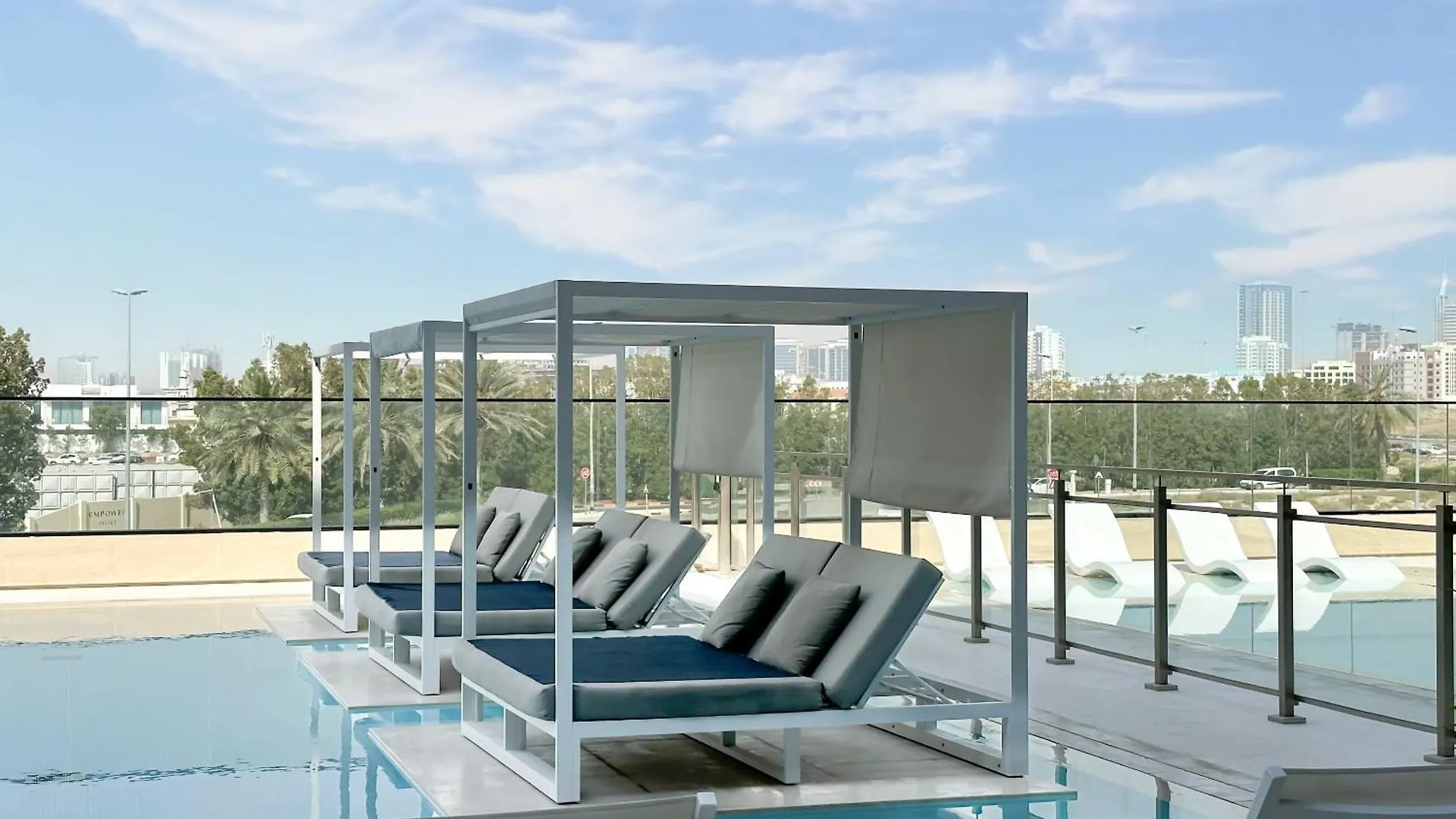 Apartment Trophy - Stardust Sanctum Suites W Pool View In Heart Of Jvc Dubai